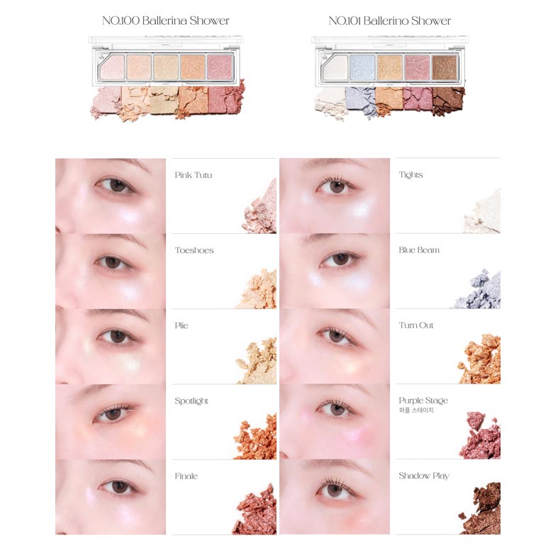 UNLEASHIA - Mood Shower Face Palette