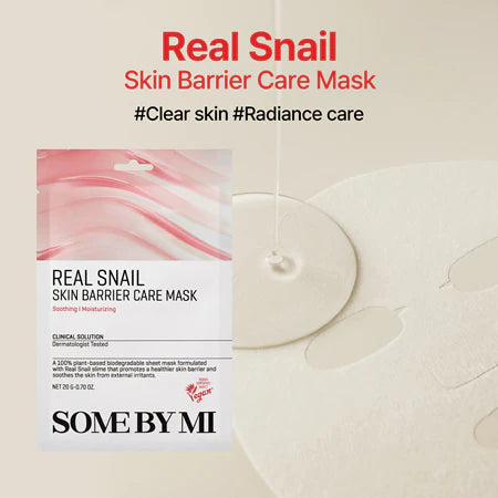 SOME BY MI - Real Snail Skin Barrier Care Mask (1 sheet)
