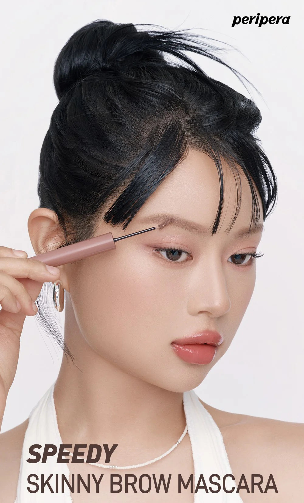 PERIPERA - Speedy Skinny Brow Mascara #05 Peony Ash