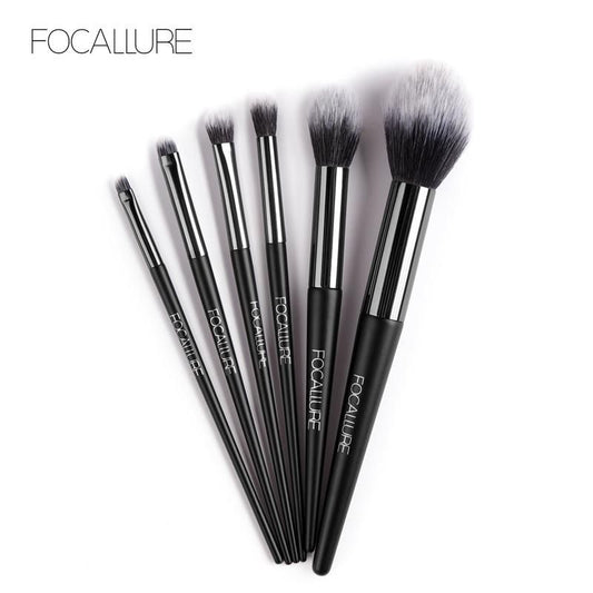 FOCALLURE - Pack de 6 Brochas de Maquillaje