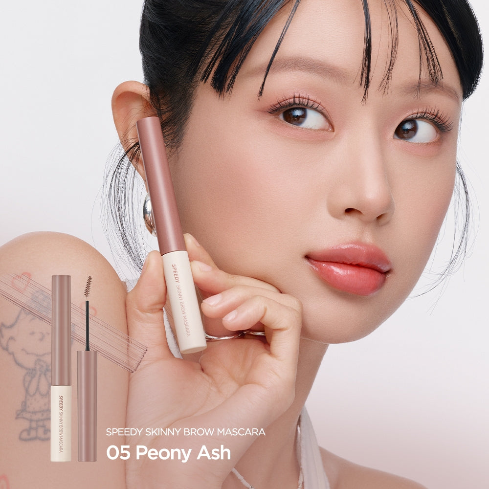 PERIPERA - Speedy Skinny Brow Mascara #05 Peony Ash