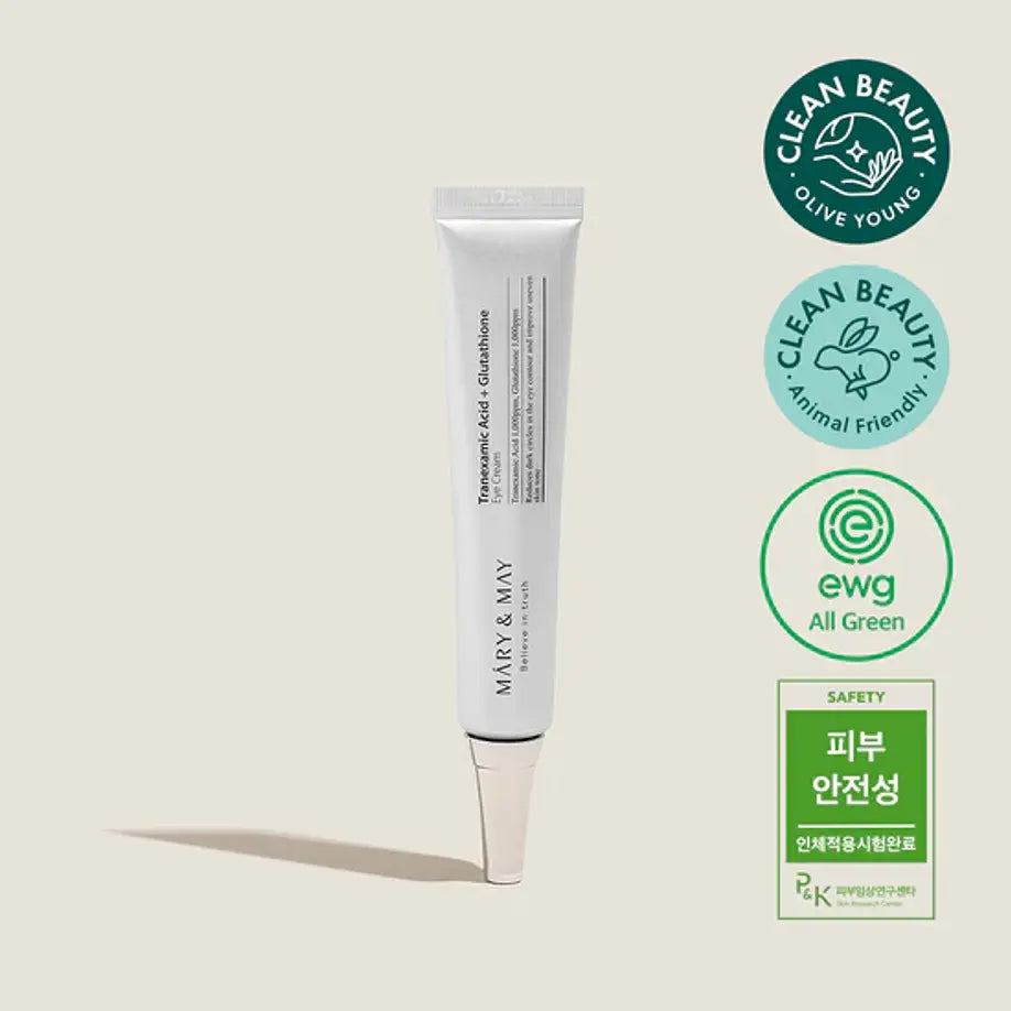 MARY & MAY - Tranexamic Acid + Glutathion Eye Cream 12ml [tamaño pequeño]