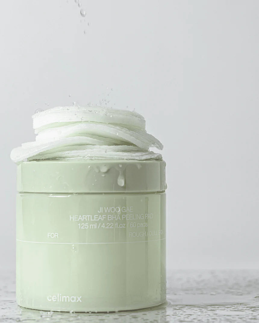 CELIMAX - Ji Woo Gae cica BHA blemish toner pad