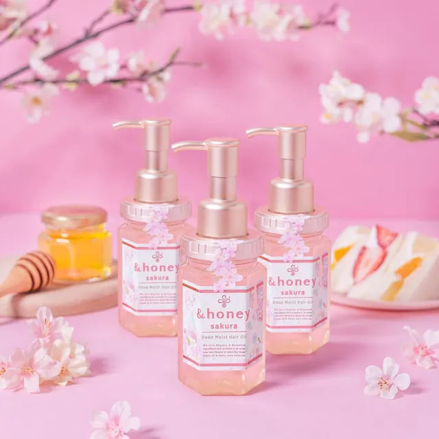 ViCREA - &honey Deep Moist Sakura Hair Oil 3.0