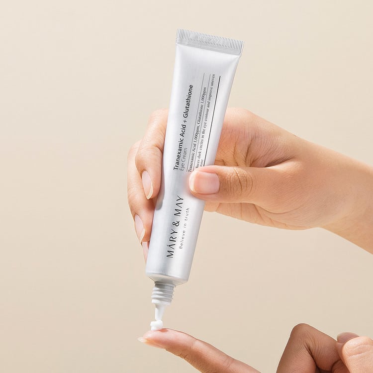 MARY & MAY - Tranexamic Acid + Glutathion Eye Cream 12ml [tamaño pequeño]