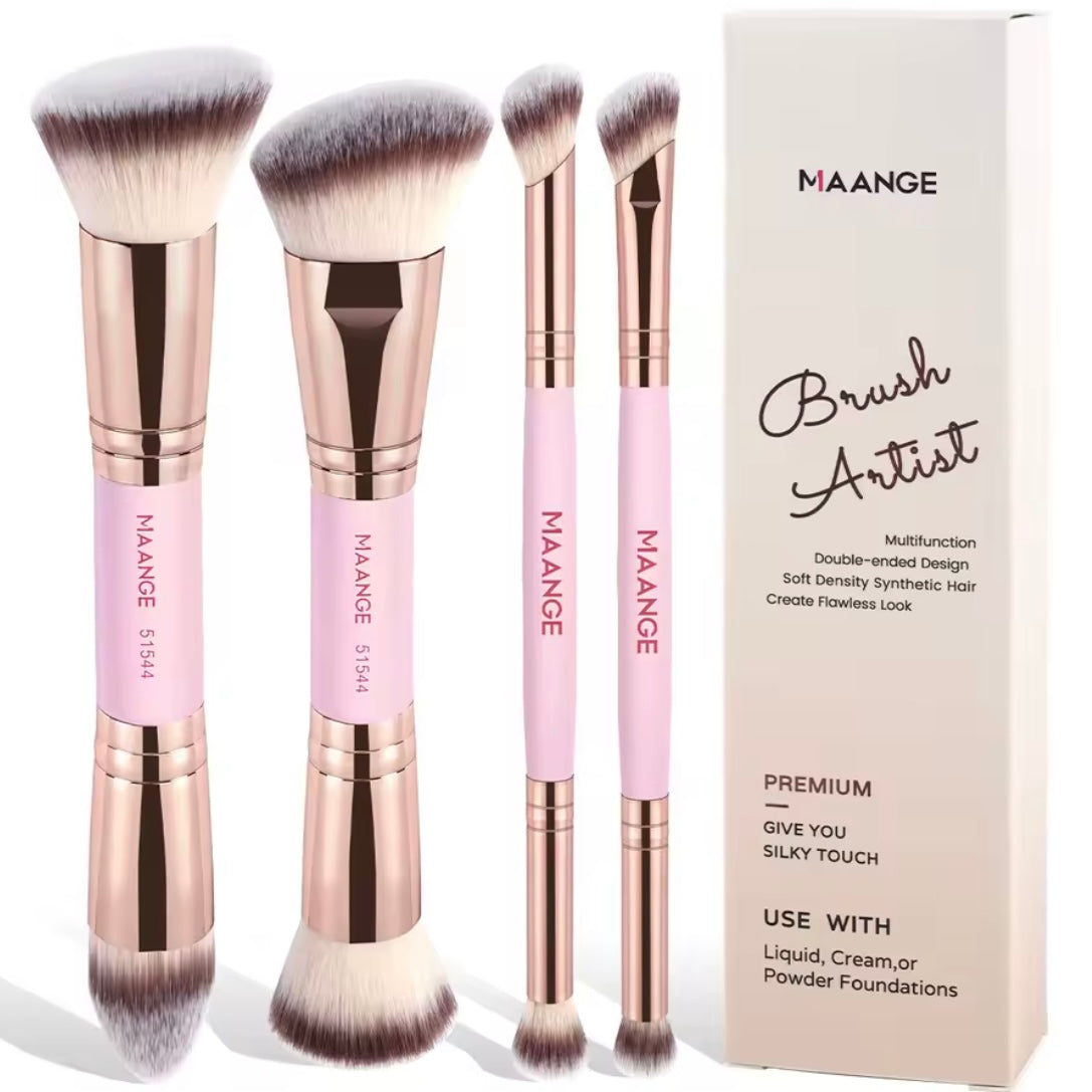 Set de 4 brochas duales