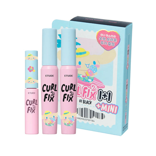 ETUDE - Curl Fix Mascara [Pack de 2 + mini] ver. Tanning Cinnamoroll